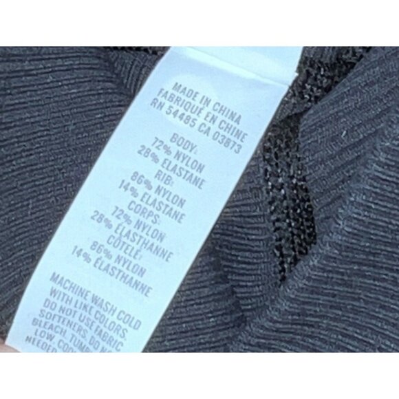 Aerie Offline Goals 7/8 Ribbed Leggings Sz Small Womens Black Workout Active Leg - Picture 6 of 16
